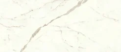 Carrelage effet Marbre Blanc Calacatta Prima 120x50x0,85 cm Silk Faventa - Mur intérieur (vendu par carton de 1,8 m²) - RO'MA CARR