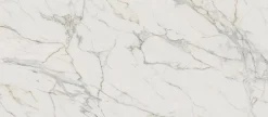 Carrelage effet Marbre Blanc Calacatta Extra Bookmatch A 278x120x0,6 cm Brillant Clarenza - Mur intérieur (vendu par carton de 3,3