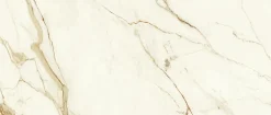 Carrelage effet Marbre Blanc Calacatta Supreme 278x120x0,6 cm Brillant Faventa - Mur intérieur (vendu par carton de 3,336 m²) - RO