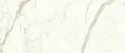 Carrelage effet Marbre Blanc Calacatta Prima 278x120x0,6 cm Silk Faventa - Mur intérieur (vendu par carton de 3,336 m²) - RO'MA CA