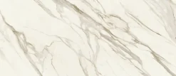 Carrelage effet Marbre Blanc Calacatta Sublime 278x120x0,6 cm Brillant Orsiano - Mur intérieur (vendu par carton de 3,336 m²) - RO