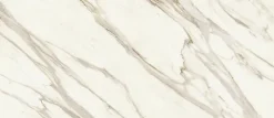 Carrelage effet Marbre Blanc Calacatta Sublime 278x120x0,6 cm Brillant Orsiano - Mur intérieur (vendu par carton de 3,336 m²) - RO