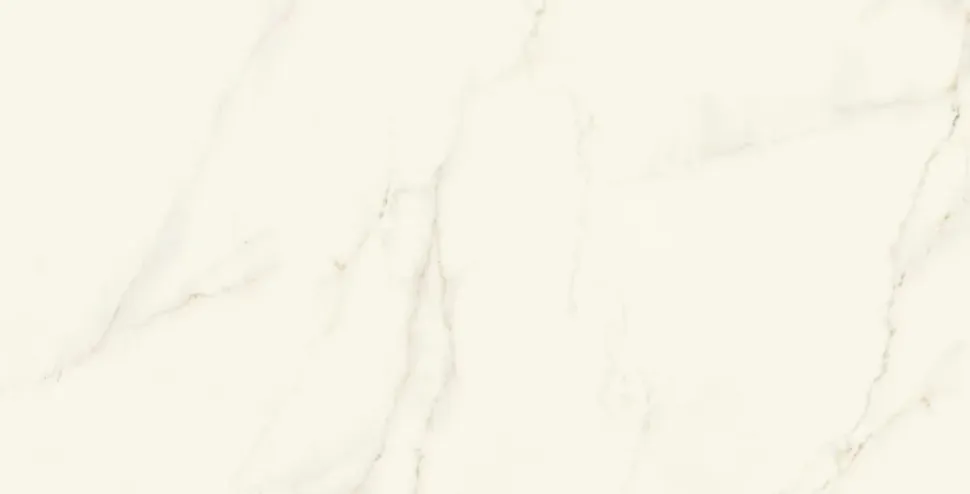 Carrelage effet Marbre Blanc Calacatta Divino 240x120x0,9 cm Brillant Montira - Mur intérieur (vendu par carton de 2,88 m²) - RO'M