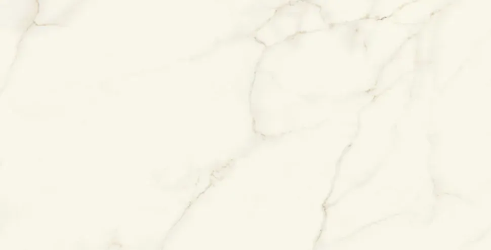 Carrelage effet Marbre Blanc Calacatta Divino 240x120x0,9 cm Brillant Montira - Mur intérieur (vendu par carton de 2,88 m²) - RO'M