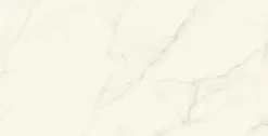 Carrelage effet Marbre Blanc Calacatta Divino 240x120x0,9 cm Brillant Montira - Mur intérieur (vendu par carton de 2,88 m²) - RO'M