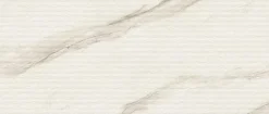 Carrelage effet Marbre 3D Blanc Calacatta Sublime Stripe 120x50x0,85 cm Mat Venerio - Mur intérieur (vendu par carton de 1,8 m²) -