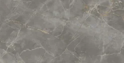 Carrelage effet Marbre Gris Titan 240x120x0,9 cm Brillant Montira - Mur intérieur (vendu par carton de 2,88 m²) - RO'MA CARRELAGE