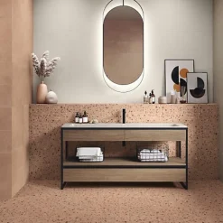 Carrelage effet Terrazzo COCCIO 60x60 rectifié Gobi - Les Carreaux de Jean