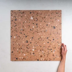 Carrelage effet Terrazzo COCCIO 60x60 rectifié Gobi - Les Carreaux de Jean