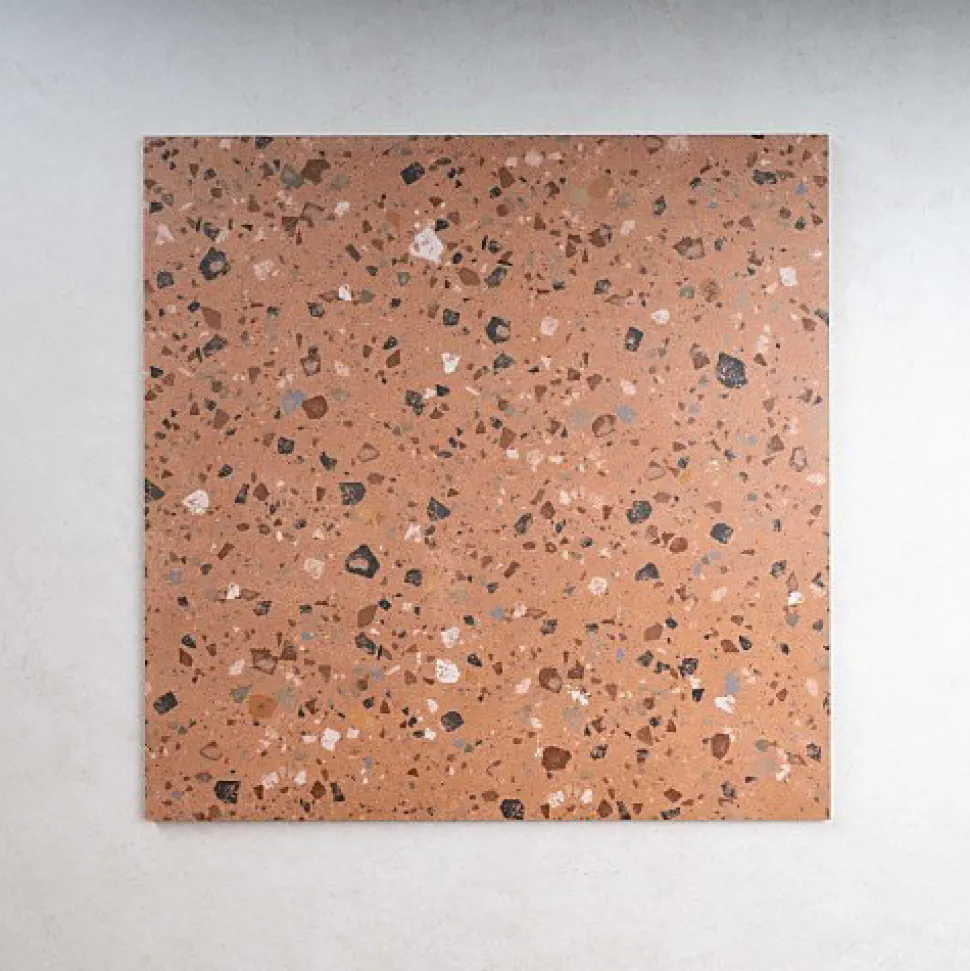 Carrelage effet Terrazzo COCCIO 60x60 rectifié Gobi - Les Carreaux de Jean