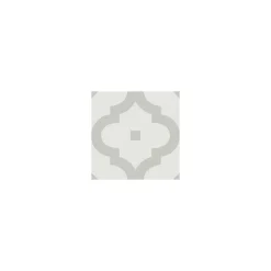 Carrelage grès cérame effet carreau de ciment MAORI LADAKHI 20x20 cm Gris - Mat - boîte de 1 m2