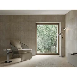 Carrelage grès cérame effet béton OZONE 120x60 cm Beige - Naturel - boîte de 1.42 m2