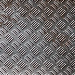 Carrelage imitant le metal 20X20 Decor Lisse Facon Ad Gris 11mm - vendu par boite de 1 m2 soit 25 carreaux -