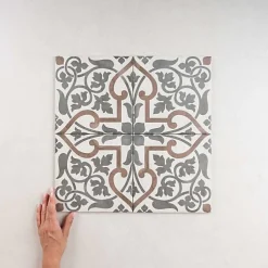 Carrelage Imitation Carreaux de Ciment ART NOUVEAU DECOR 20x20 Folies Bergères - Les Carreaux de Jean