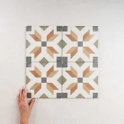 Carrelage Imitation Carreaux de Ciment ART NOUVEAU DECOR 20x20 Empire Colour - Les Carreaux de Jean