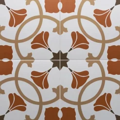 Carrelage Imitation Carreaux De Ciment 20x20 RIVOLI Austin - Les Carreaux de Jean