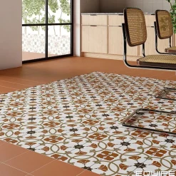 Carrelage Imitation Carreaux De Ciment 20x20 RIVOLI Austin - Les Carreaux de Jean