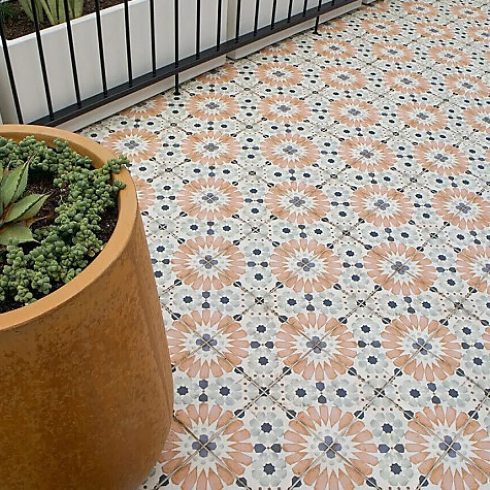 Carrelage Imitation Carreaux De Ciment LOFT FLOOR 20x20 Sylvania - Les Carreaux de Jean