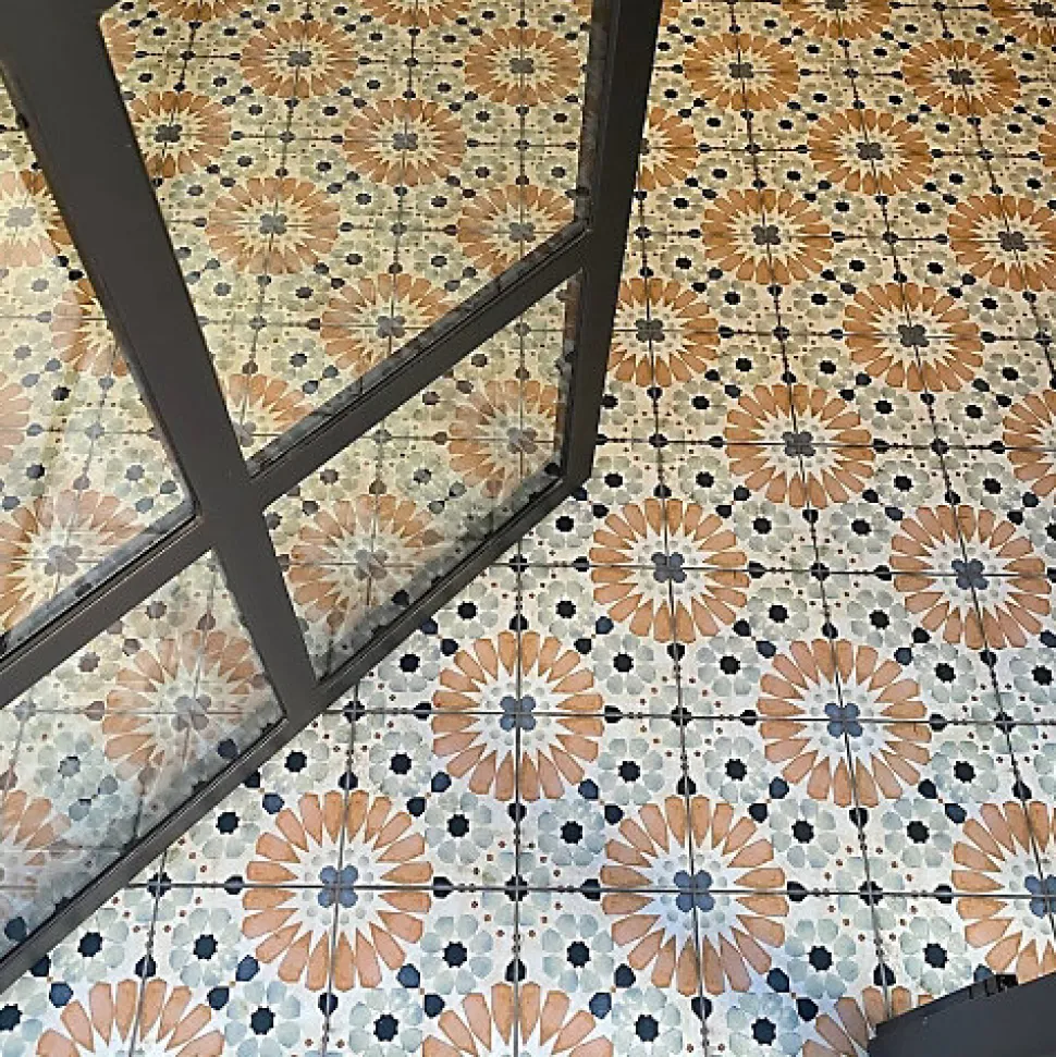 Carrelage Imitation Carreaux De Ciment LOFT FLOOR 20x20 Sylvania - Les Carreaux de Jean
