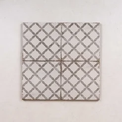 Carrelage Imitation Carreaux de Ciment GRAFTON 20x20 Dorset Taupe - Les Carreaux de Jean