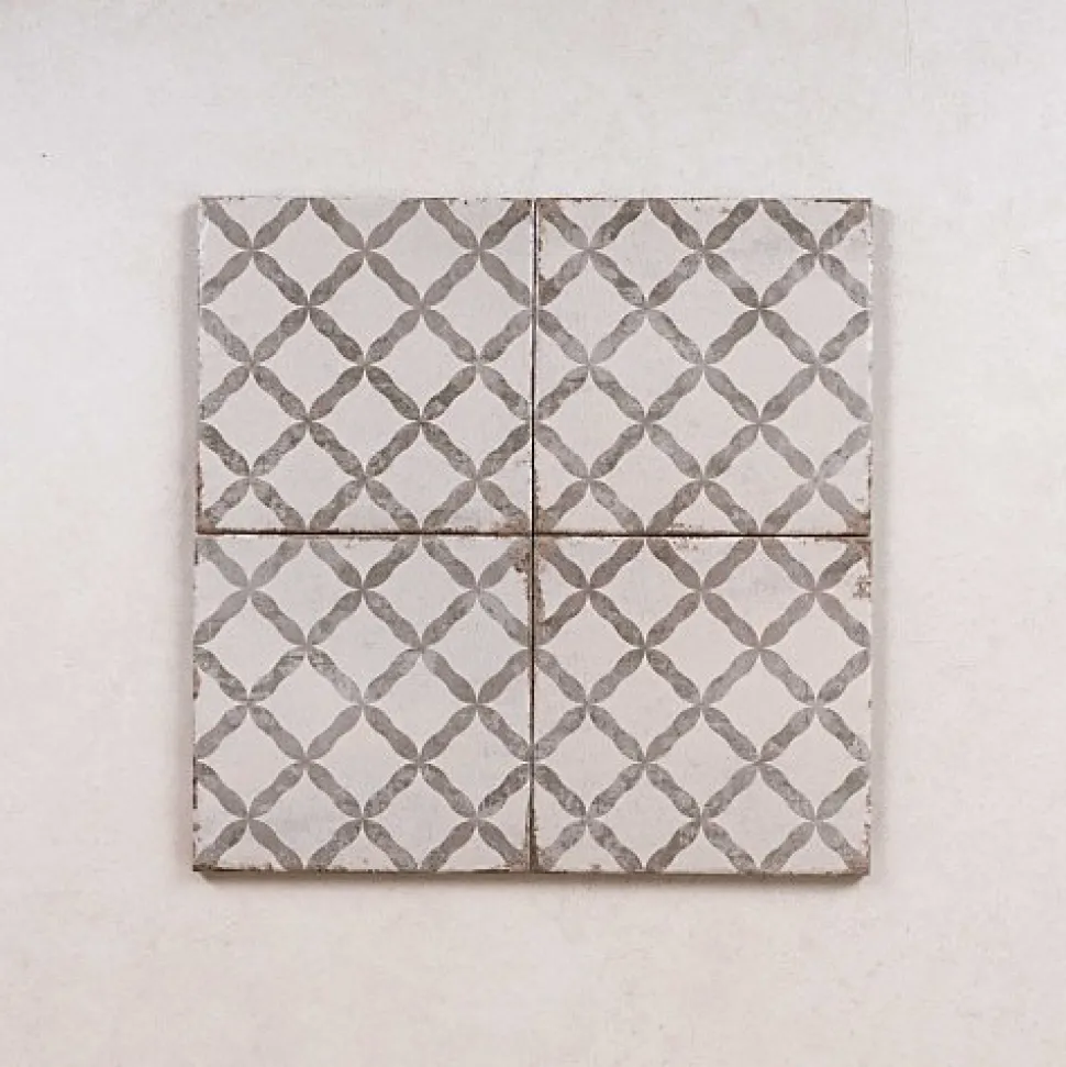 Carrelage Imitation Carreaux de Ciment GRAFTON 20x20 Dorset Taupe - Les Carreaux de Jean