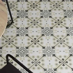Carrelage Imitation Carreaux de Ciment LA MADELEINE 20x20 Jenette - Les Carreaux de Jean