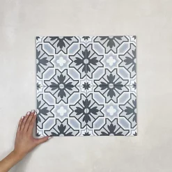 Carrelage Imitation Carreaux de Ciment LA MADELEINE 20x20 Emile - Les Carreaux de Jean