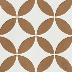 Carrelage Imitation Carreaux De Ciment 22,3x22,3 MAYARI Clay Petals - Les Carreaux de Jean