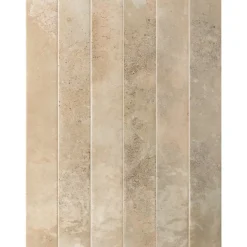 Carrelage Mur Intérieur Format allongé Beige Brillant. Bali Almond 5x40 cm