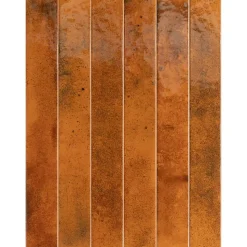 Carrelage Mur Intérieur Format allongé Orange Brillant. Bali Ginger 5x40 cm