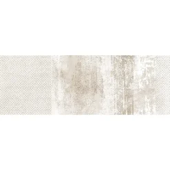 Carrelage mur moderne décoratif à paillettes 25x75 cm MATERIKA DECOR A&B CONSTELLATION WHITE