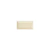Carrelage mur relief métro parisien uni beige brillant 7,5x15 cm METRO CREAM