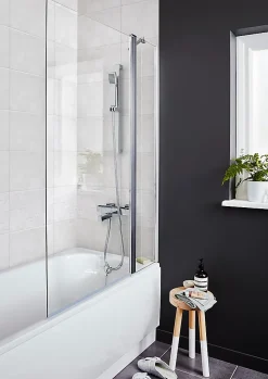 Carrelage mural blanc effet marbre L.40 x l.25 cm x ép.8,3 mm, Ideal Marble