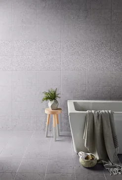 Carrelage mural effet marbre gris L.40 x l.25 cm x ép.8,3 mm, Ideal Marble