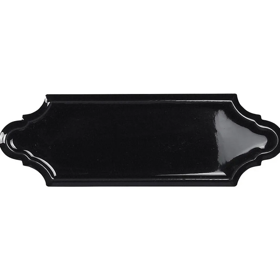 Carrelage mural faience effet classique KNIGHTSBRIDGE Navette 15x5cm Night - Brillant / Poli - boîte de 0.50 m2