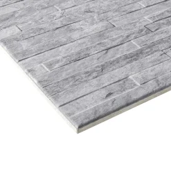 Carrelage mural gris décor pierre L.61,5 x l.30,8 cm x ép.8 mm, Shaded Slate