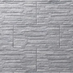 Carrelage mural gris décor pierre L.61,5 x l.30,8 cm x ép.8 mm, Shaded Slate