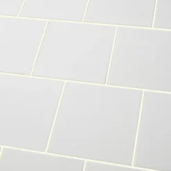 Carrelage mural intérieur blanc brillant L.15 x l.15 cm x ép.6,4 mm, Glossy