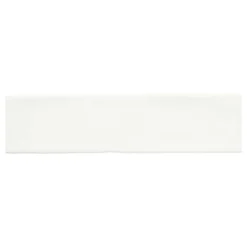 Carrelage mural intérieur blanc brillant effet carreaux anciens L.30,1 x l.7,5 cm x ép.8,5 mm, Vernisse