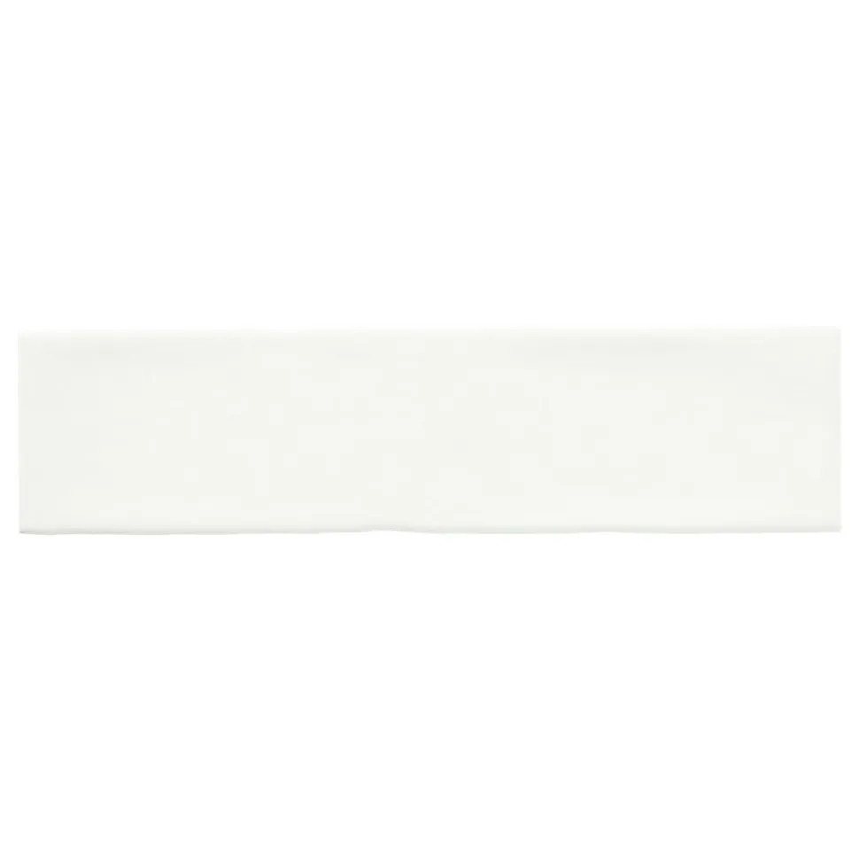 Carrelage mural intérieur blanc brillant effet carreaux anciens L.30,1 x l.7,5 cm x ép.8,5 mm, Vernisse