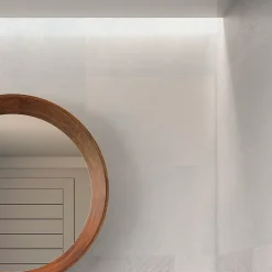 Carrelage mural intérieur effet béton blanc L.90 x l.30 cm x ép.8 mm, Pavlos