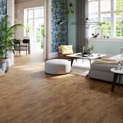 Carrelage sol et mur aspect bois miel L.120 x l.20 cm x ép.9 mm, Antic Rustic