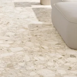 Carrelage sol et mur beige mat Breccia 60 x 120 cm