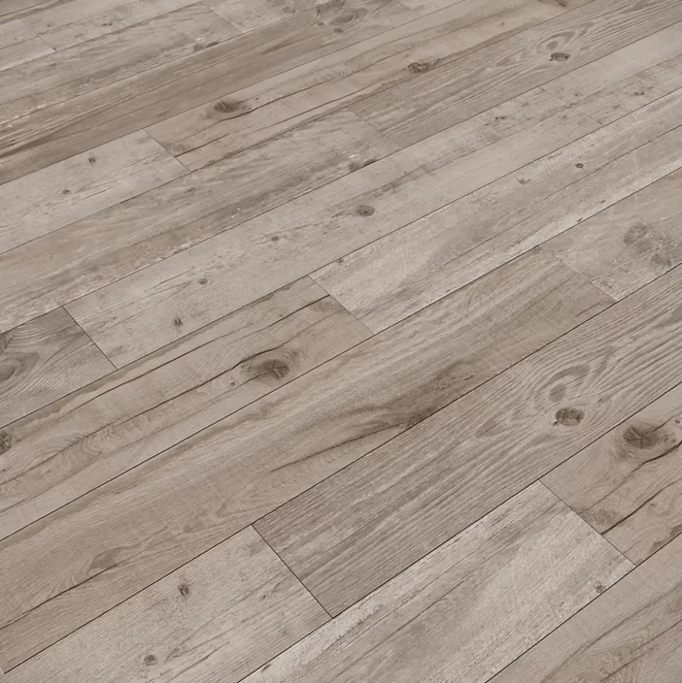 Carrelage sol et mur intérieur effet chêne gris L.90 x l.15 cm x ép.10 mm, Vintage Oak
