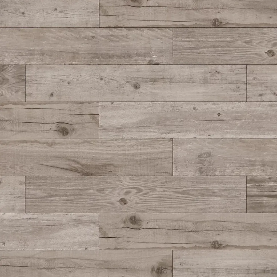 Carrelage sol et mur intérieur effet chêne gris L.90 x l.15 cm x ép.10 mm, Vintage Oak
