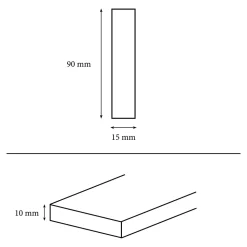 Carrelage sol et mur intérieur effet chêne gris L.90 x l.15 cm x ép.10 mm, Vintage Oak