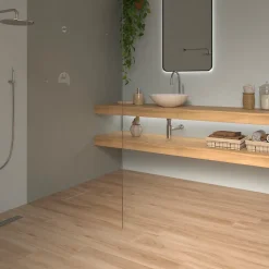 Carrelage sol et mur intérieur effet bois clair L.120 x l.20 cm x ép.9 mm, Urbanwood haya