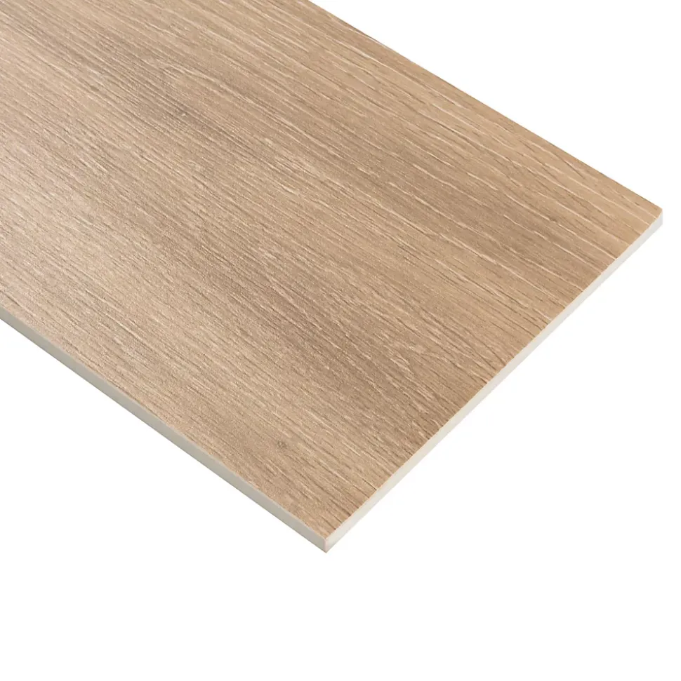 Carrelage sol et mur intérieur effet bois clair L.120 x l.20 cm x ép.9 mm, Urbanwood haya