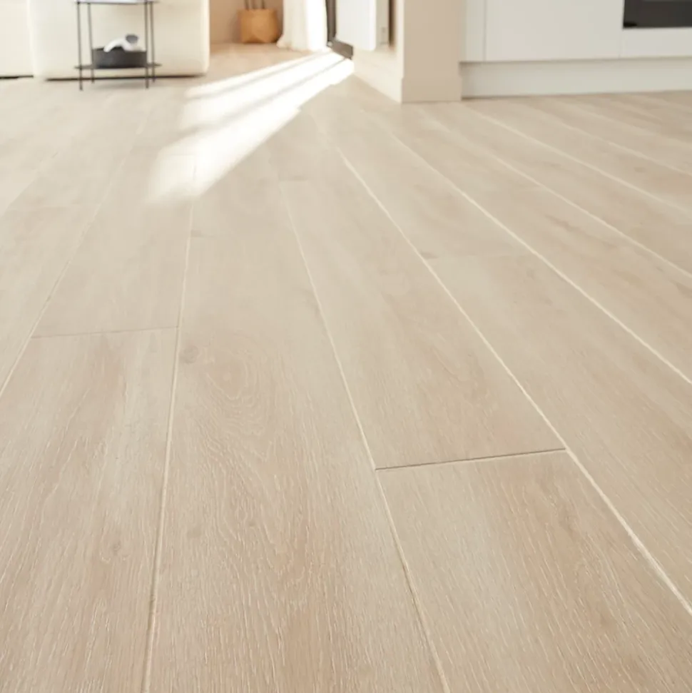 Carrelage sol et mur intérieur effet bois clair L.120 x l.20 cm x ép.9 mm, Urbanwood haya
