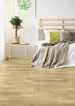 Carrelage sol et mur intérieur effet bois brut mat L.90 x l.15 cm, Woodland